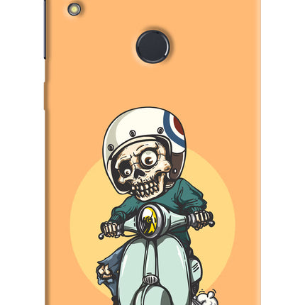 Undead Biker Asus Zenfone Max Pro M1 Hard Case Back Cover by Casekaro