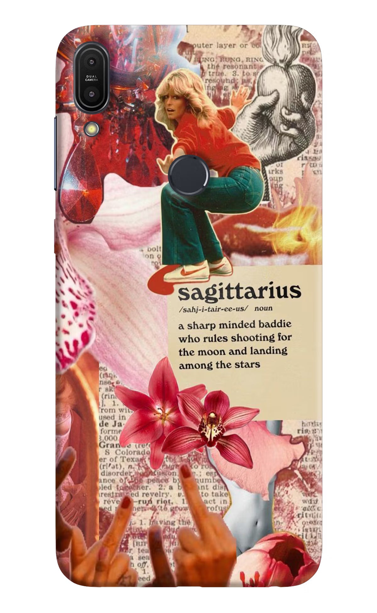 Sagittarius Zodiac Asus Zenfone Max Pro M1 Hard Case Back Cover by Casekaro