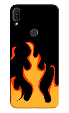 Fired Up – Black Asus Zenfone Max Pro M1 Hard Case Back Cover by Casekaro