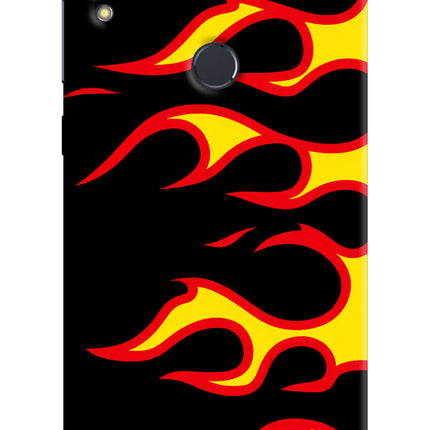 Side Sweep Flames Asus Zenfone Max Pro M1 Hard Case Back Cover by Casekaro