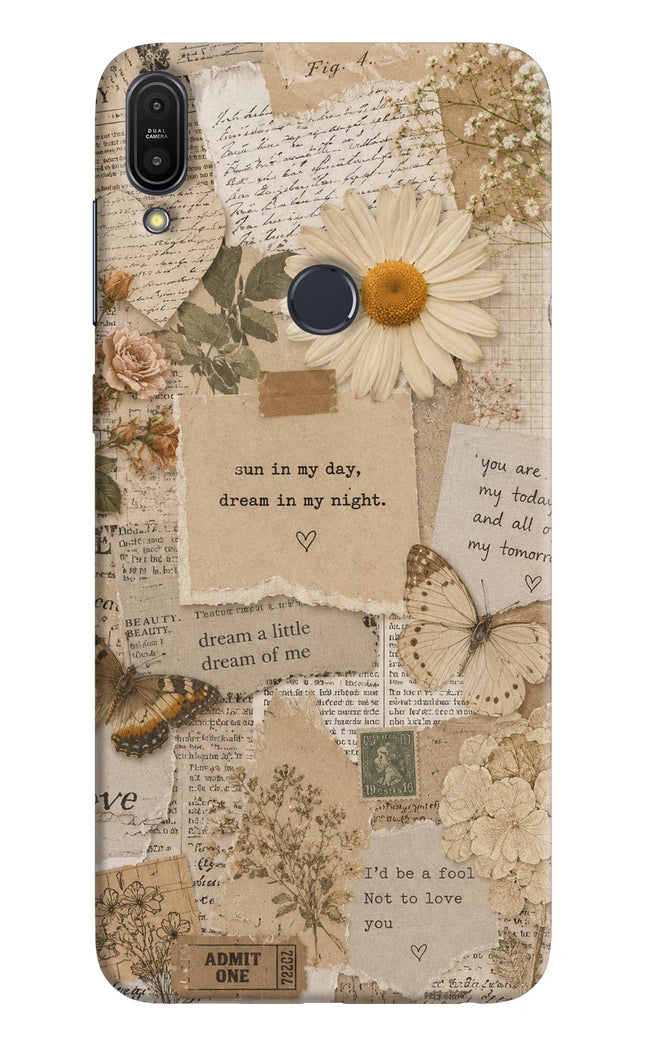 Vintage case Asus Zenfone Max Pro M1 Hard Case Back Cover by Casekaro