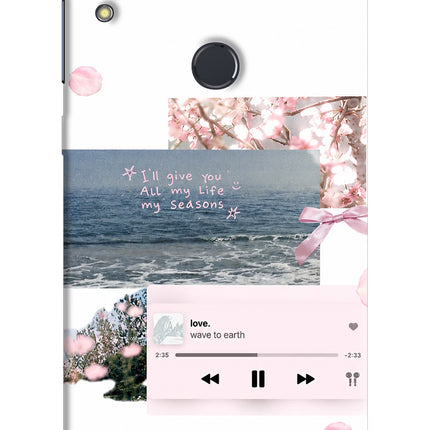 Wave to earth Asus Zenfone Max Pro M1 Hard Case Back Cover by Casekaro