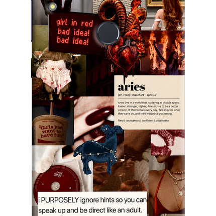 Zodiac Aries Asus Zenfone Max Pro M1 Hard Case Back Cover by Casekaro
