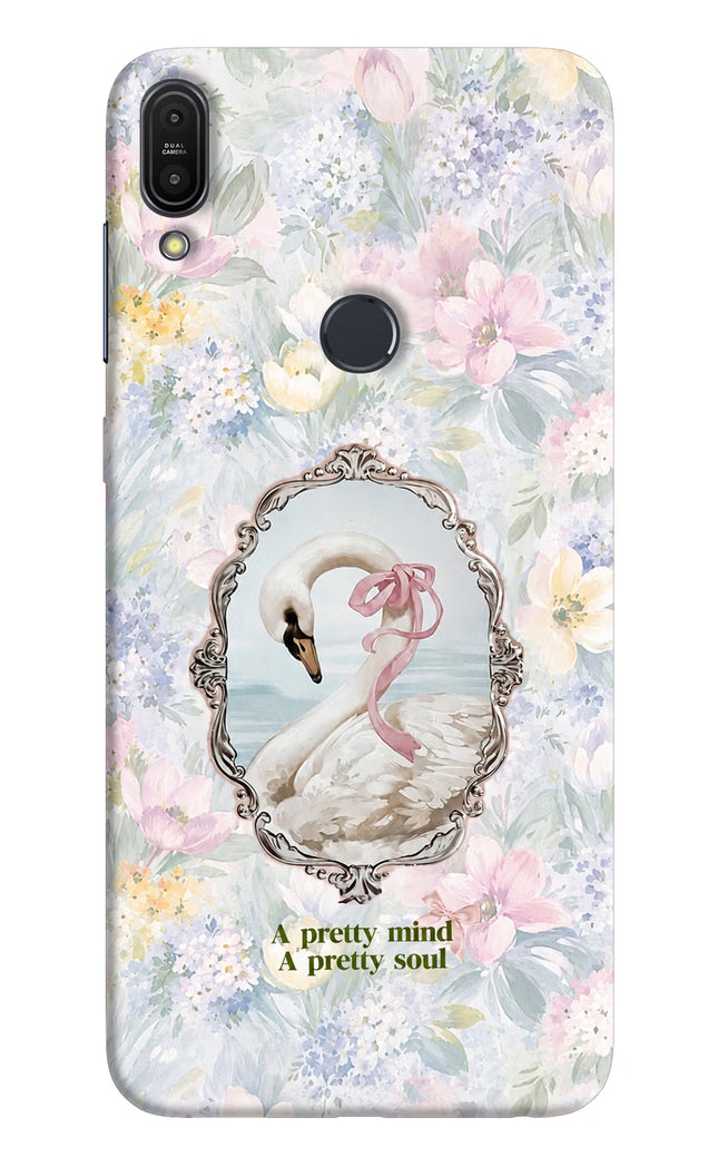 Pretty Mind Pretty Soul Asus Zenfone Max Pro M1 Hard Case Back Cover by Casekaro
