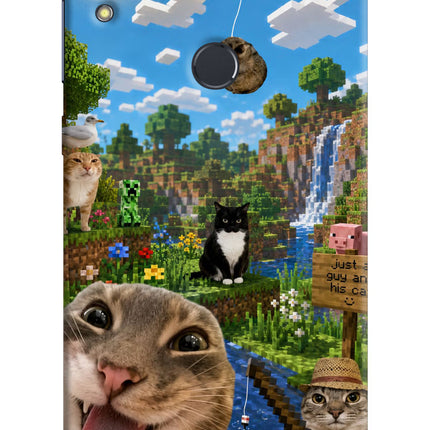 Minecraft Cat Chaos Asus Zenfone Max Pro M1 Hard Case Back Cover by Casekaro