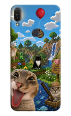 Minecraft Cat Chaos Asus Zenfone Max Pro M1 Hard Case Back Cover by Casekaro