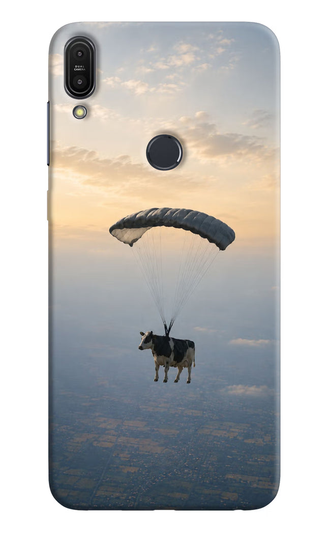 Skydiving Cow Asus Zenfone Max Pro M1 Hard Case Back Cover by Casekaro