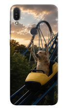 Rollercoaster Dog Asus Zenfone Max Pro M1 Hard Case Back Cover by Casekaro