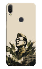 Netaji Rising Asus Zenfone Max Pro M1 Hard Case Back Cover by Casekaro