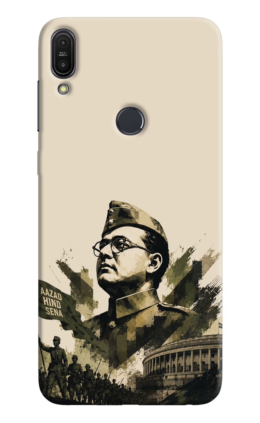 Netaji Rising Asus Zenfone Max Pro M1 Back Cover, Hard case