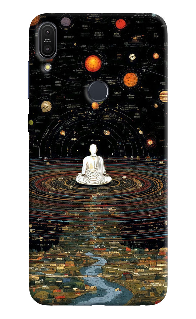 Space Monk Asus Zenfone Max Pro M1 Hard Case Back Cover by Casekaro