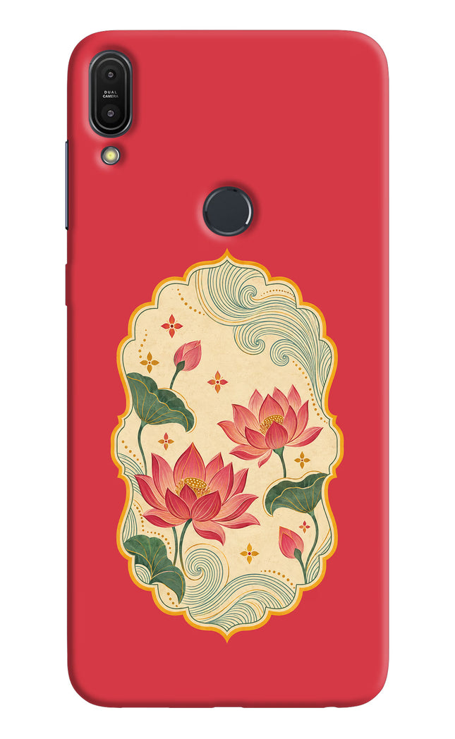 Pink Lotus Asus Zenfone Max Pro M1 Back Cover
