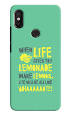 Quote Redmi Y2 Hard Case Back Cover by Casekaro