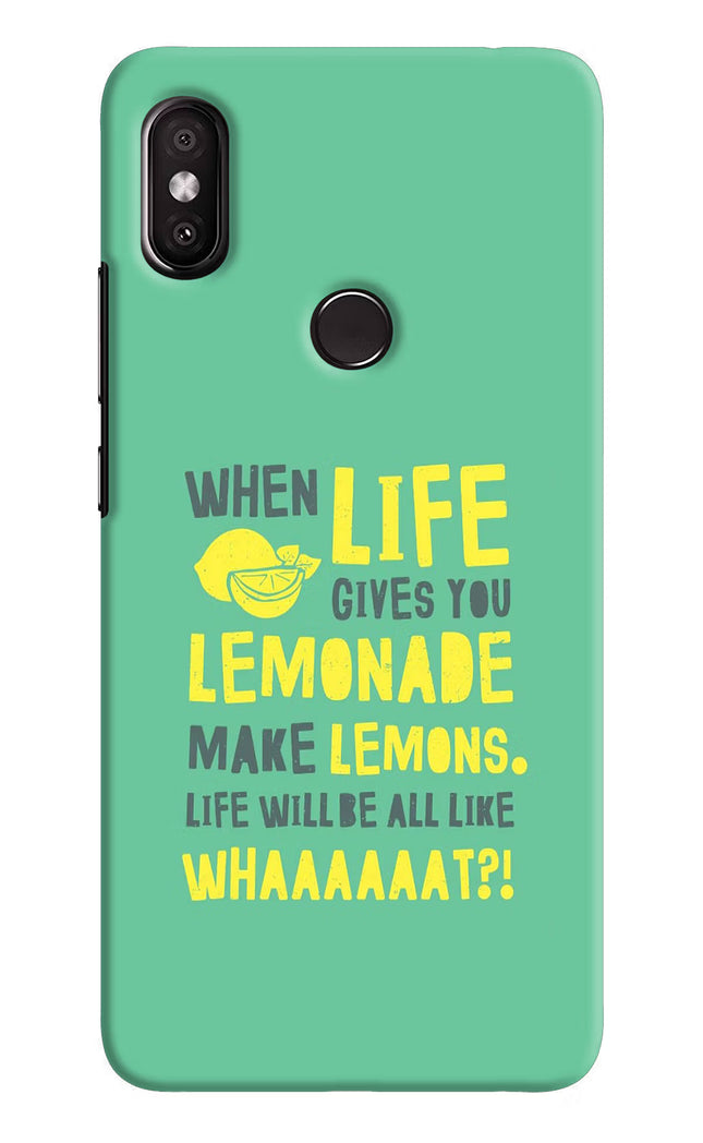 Quote Redmi Y2 Hard Case Back Cover by Casekaro