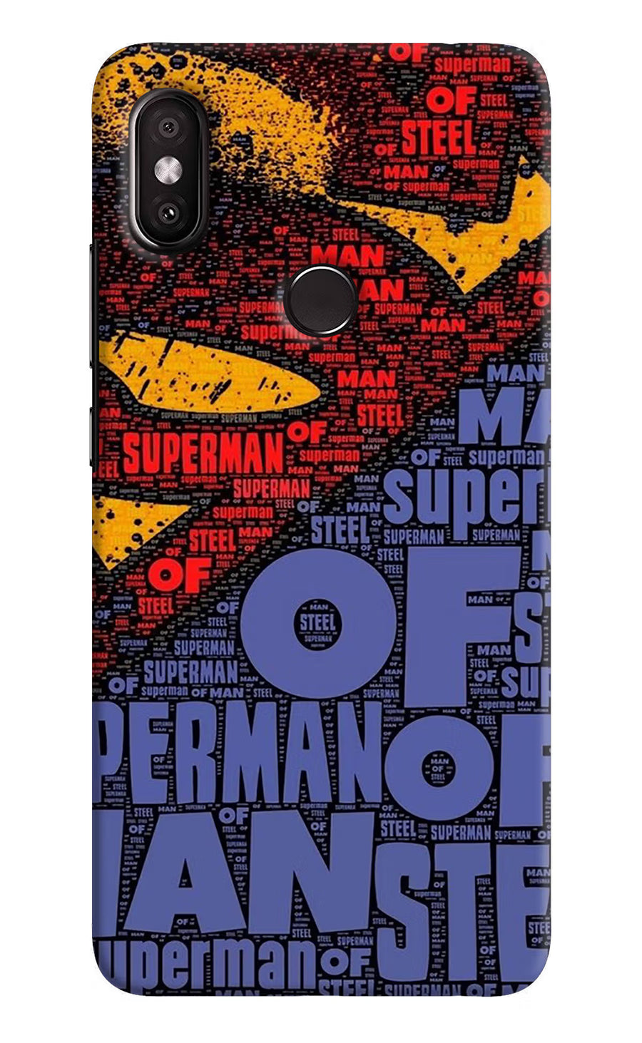 Superman Redmi Y2 Back Cover, Hard case