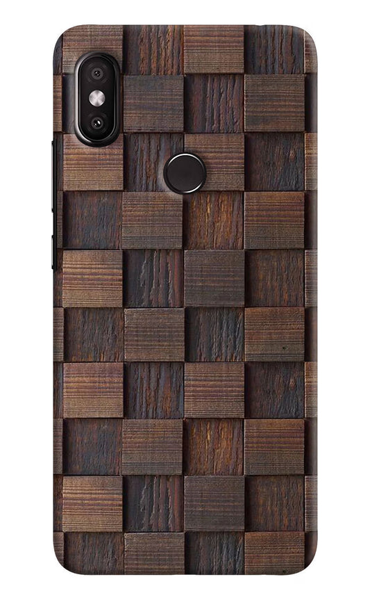 Wooden Cube Design Redmi Y2 Hard Case Back Cover by Casekaro