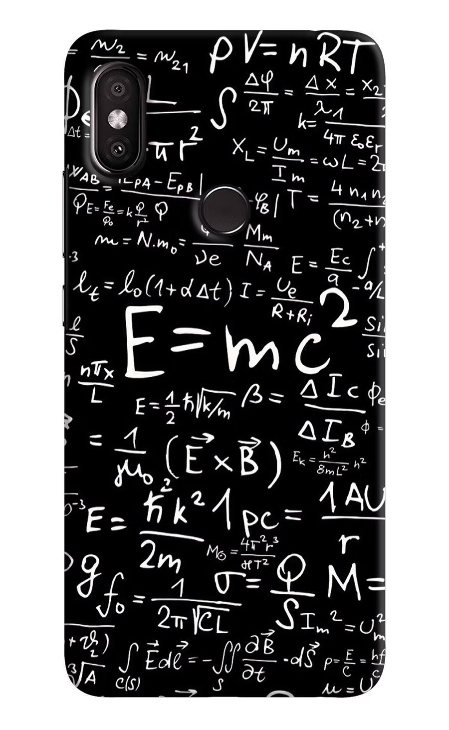 Physics Formula Redmi Y2 Back Cover, Hard case