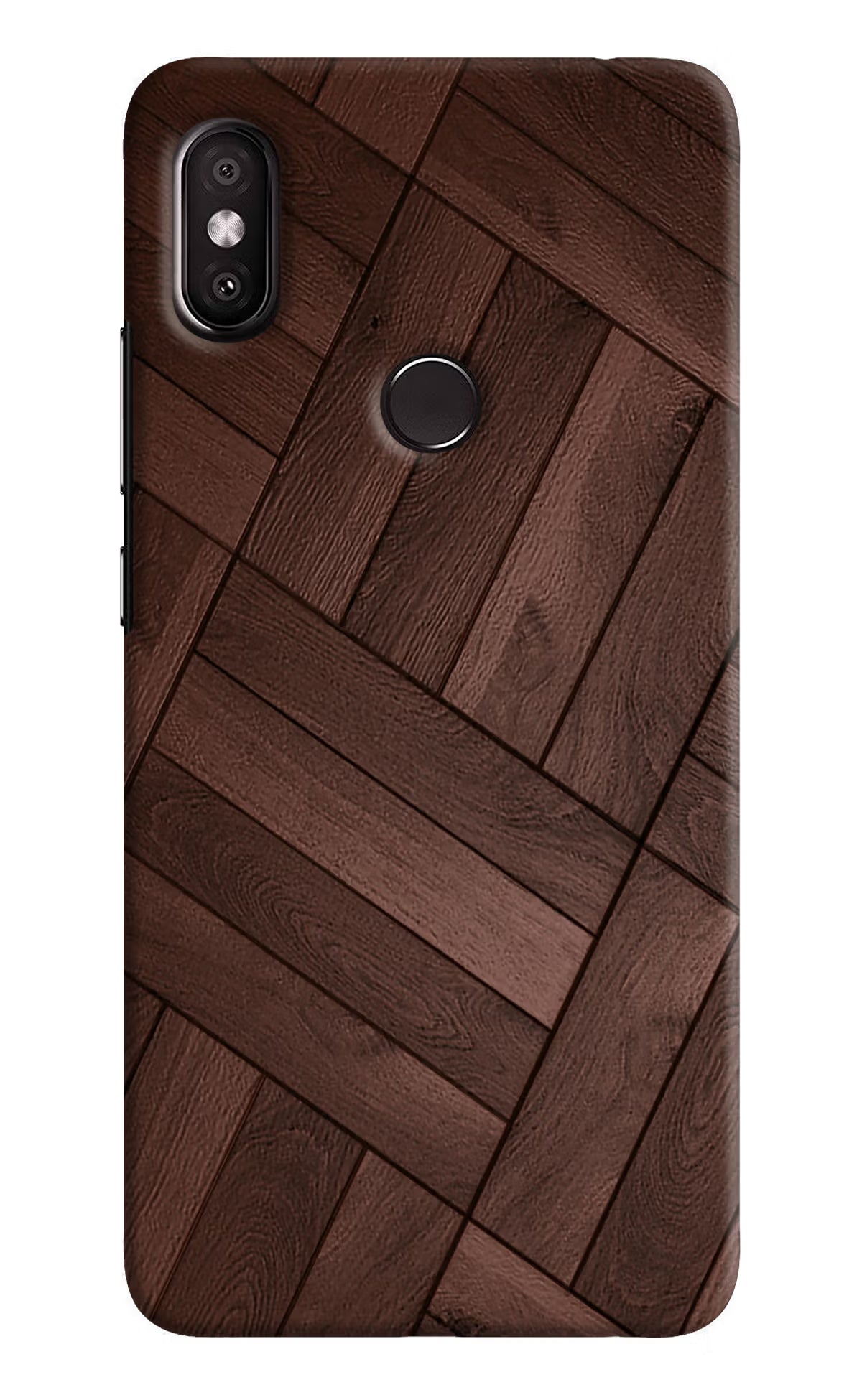 Wooden Texture Design Redmi Y2 Hard Case Back Cover by Casekaro