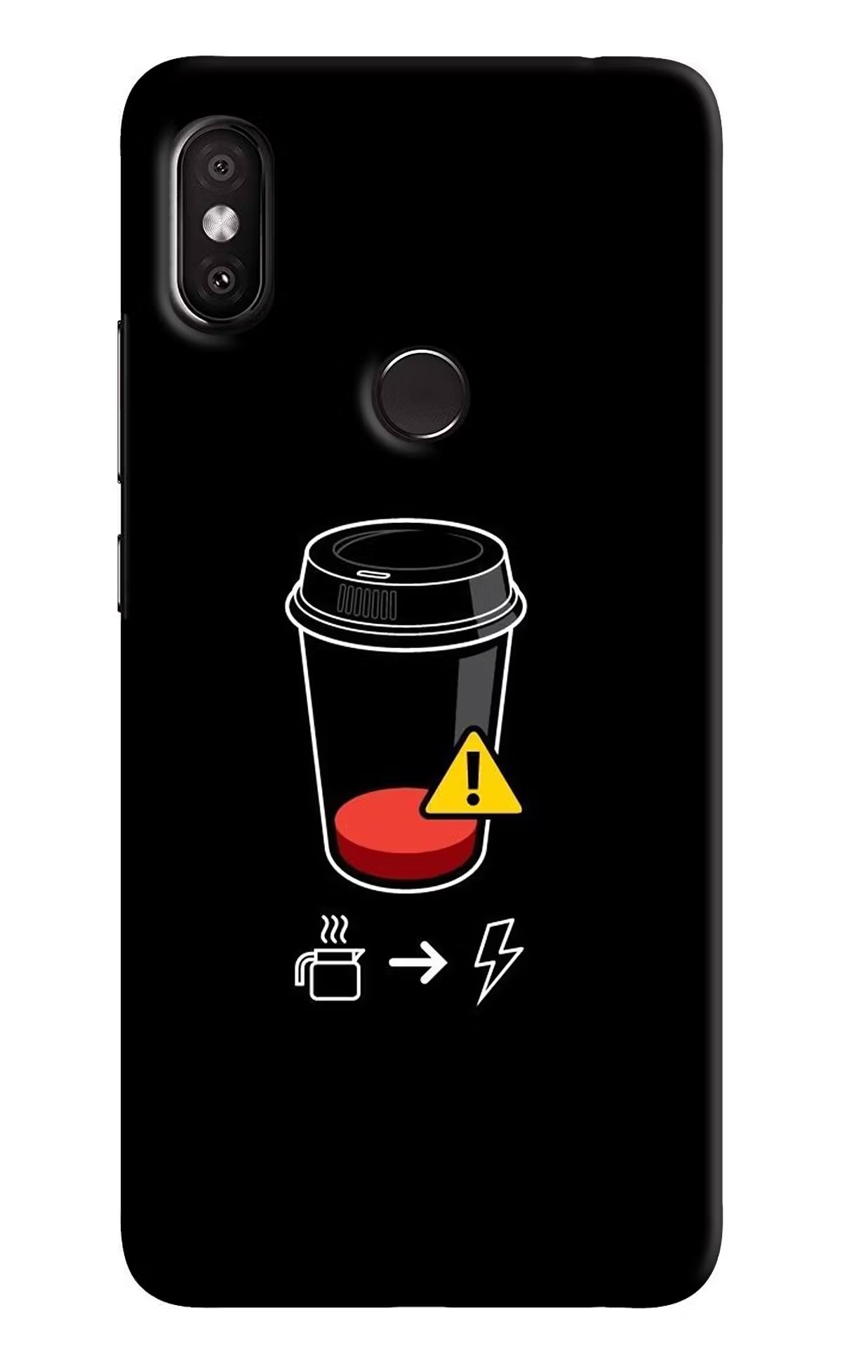 Coffee Redmi Y2 Hard Case Back Cover by Casekaro
