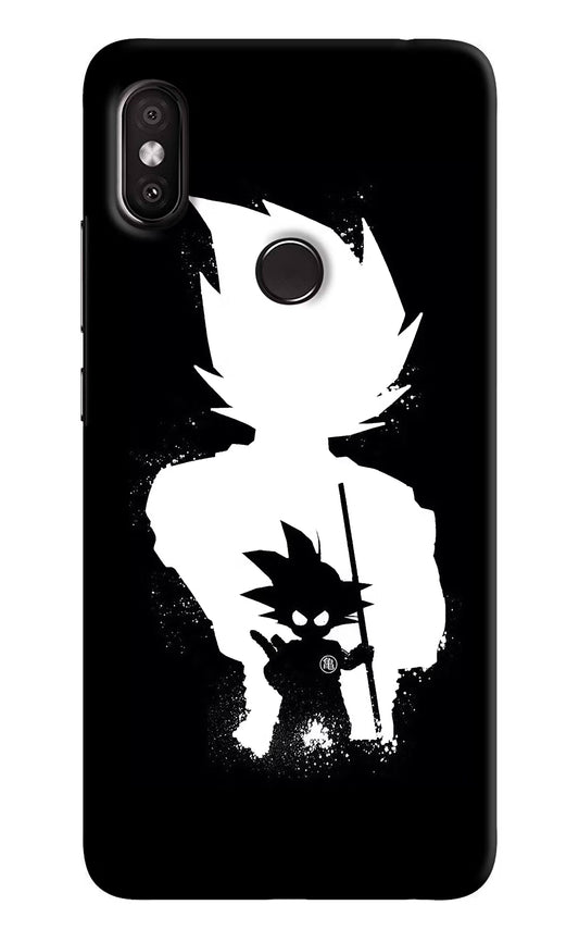 Goku Shadow Redmi Y2 Hard Case Back Cover by Casekaro