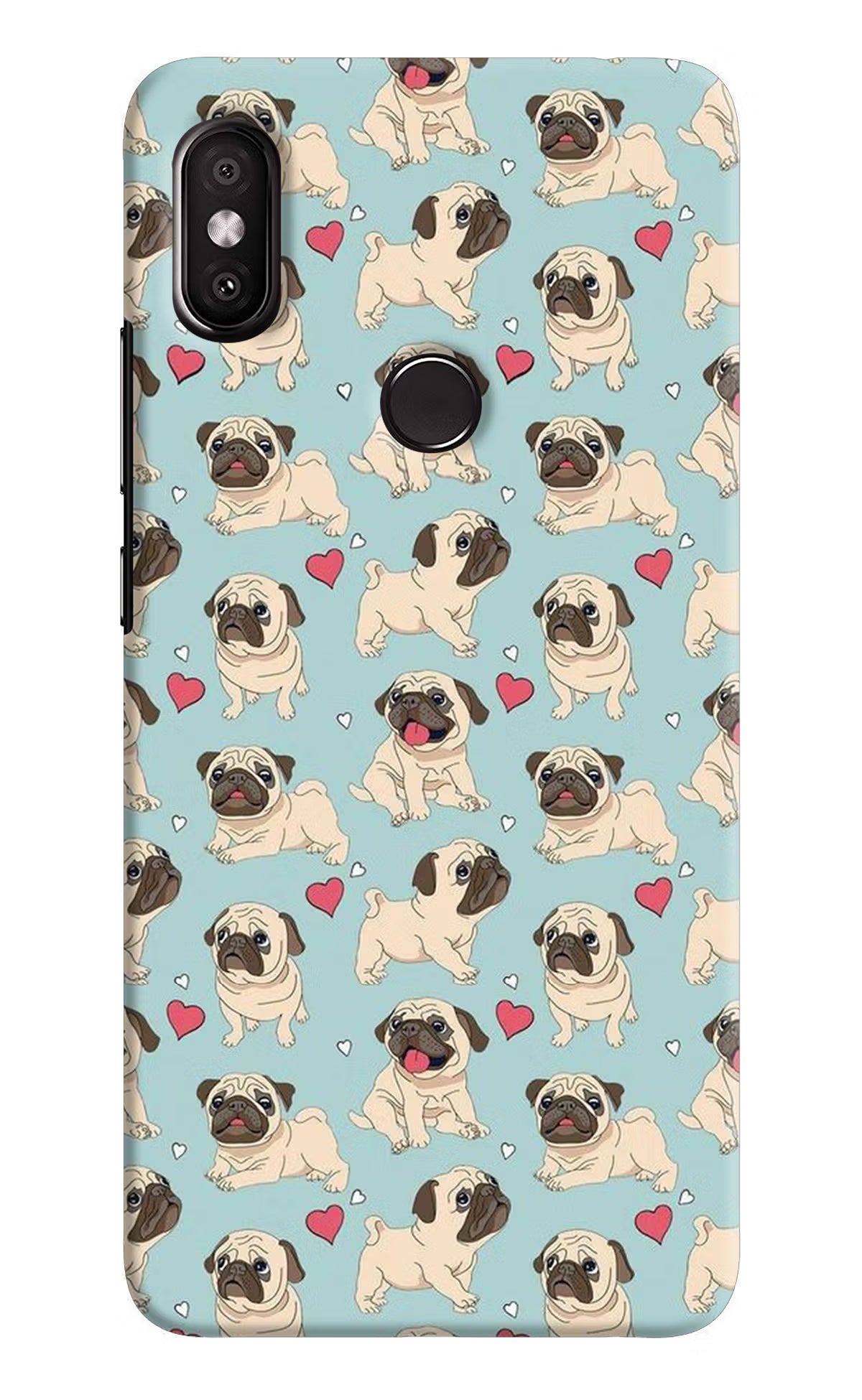 Pug Dog Redmi Y2 Hard Case Back Cover by Casekaro