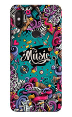 Music Graffiti Redmi Y2 Hard Case Back Cover by Casekaro