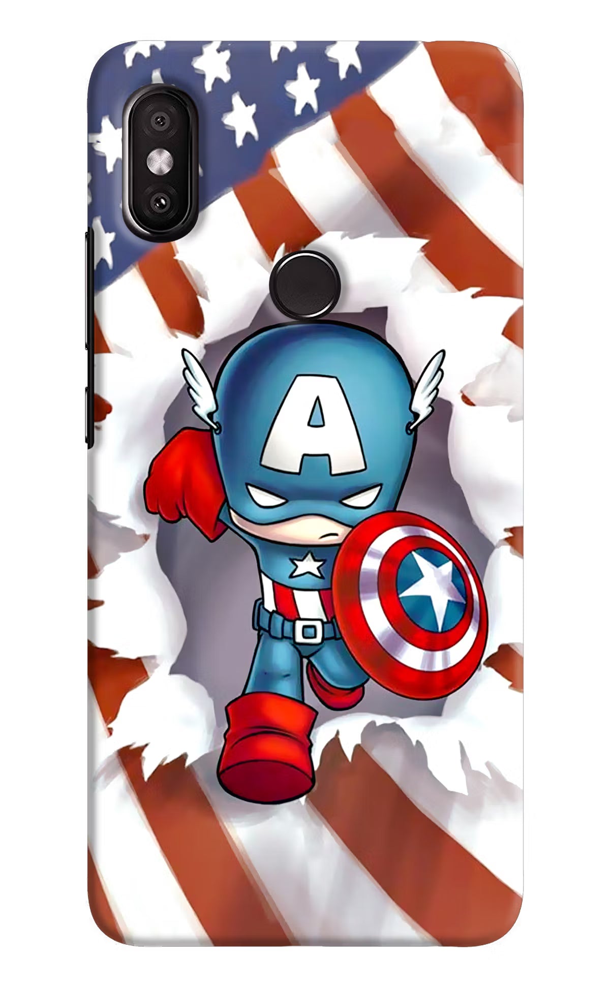 Captain America Redmi Y2 Hard Case Back Cover by Casekaro