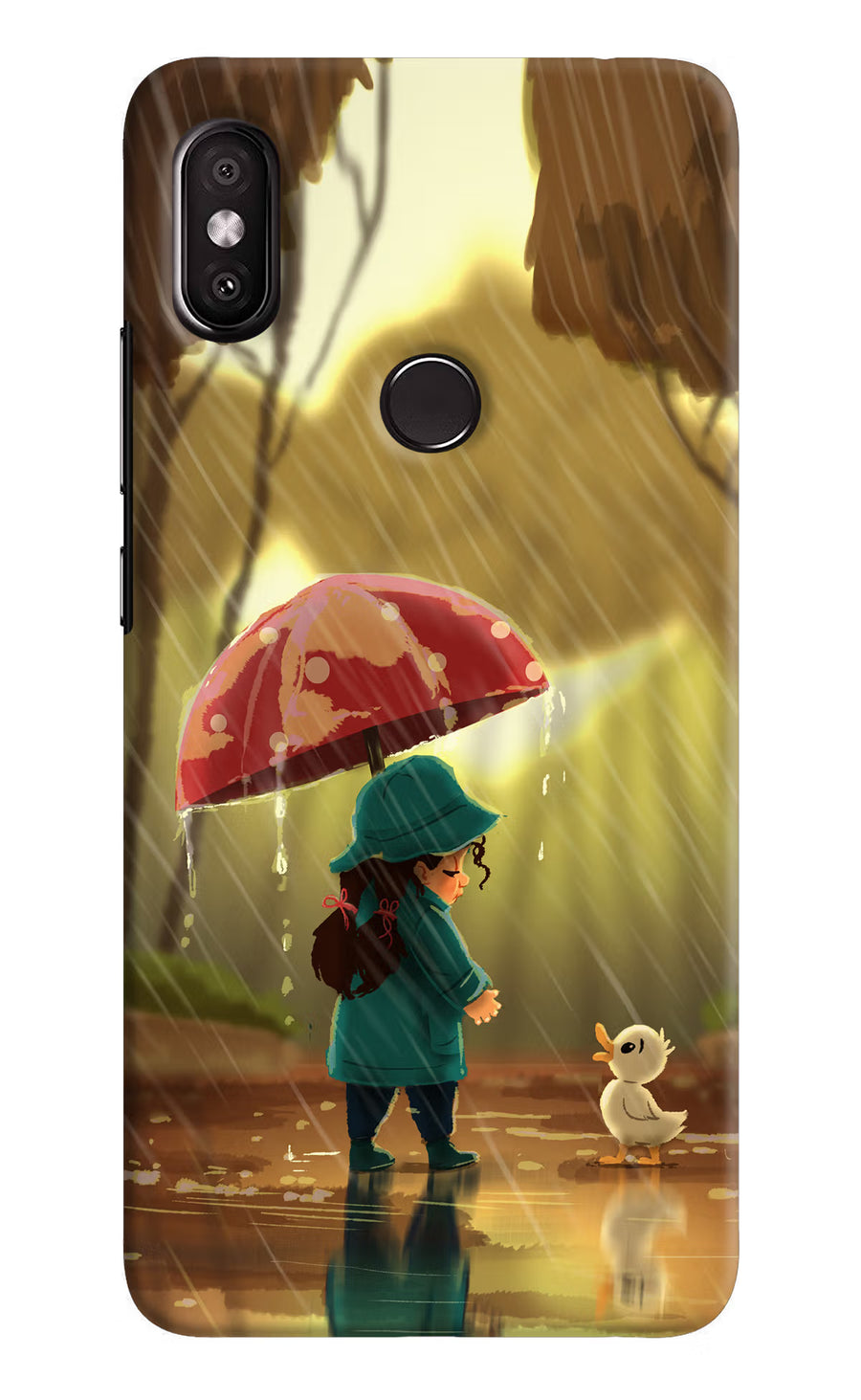 Rainy Day Redmi Y2 Back Cover, Hard case