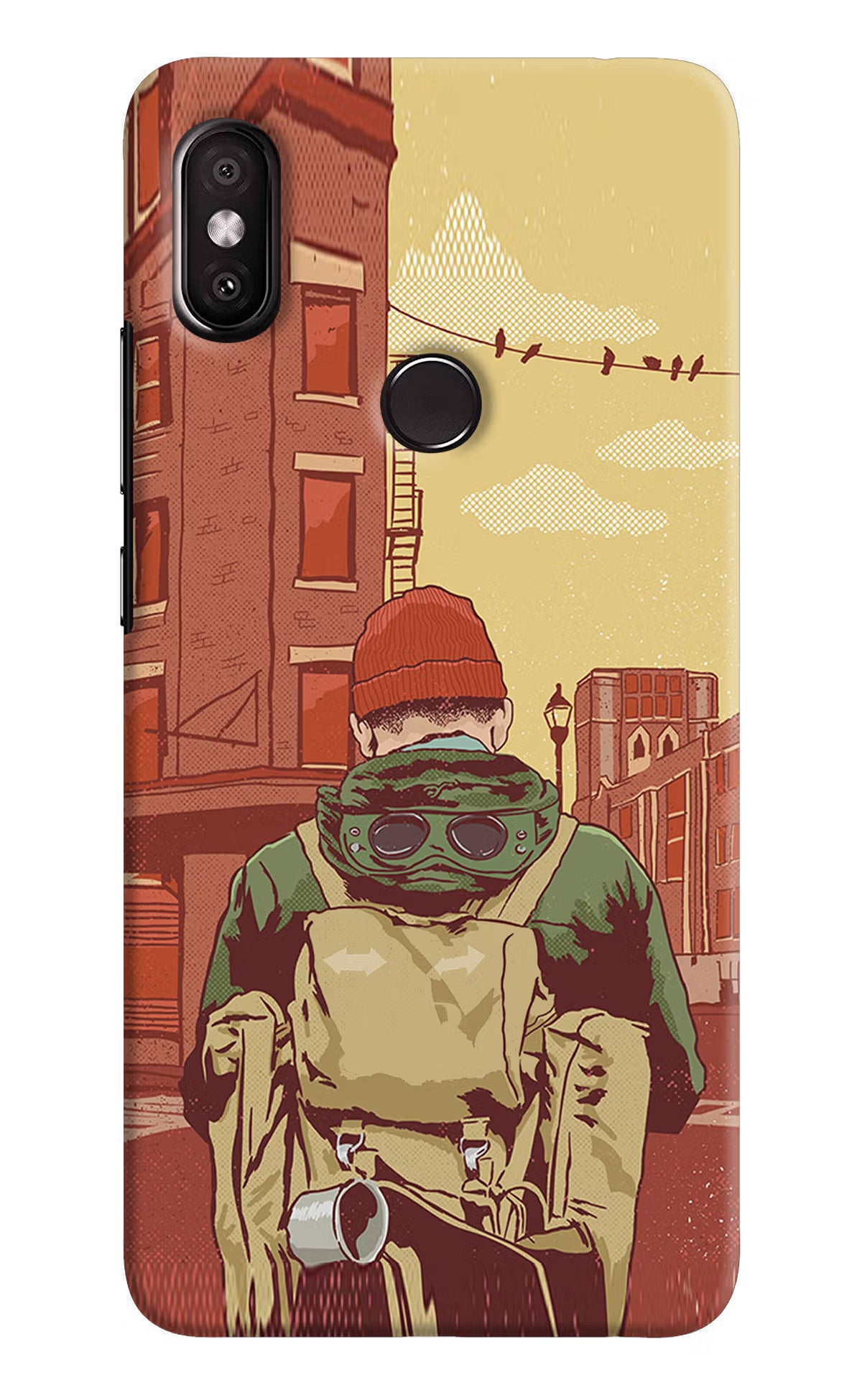 Adventurous Redmi Y2 Hard Case Back Cover by Casekaro