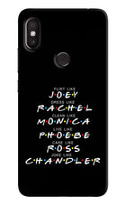 FRIENDS Character Redmi Y2 Hard Case Back Cover by Casekaro