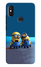Minion Laughing Redmi Y2 Hard Case Back Cover by Casekaro