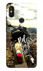 Ride More Worry Less Redmi Y2 Hard Case Back Cover by Casekaro