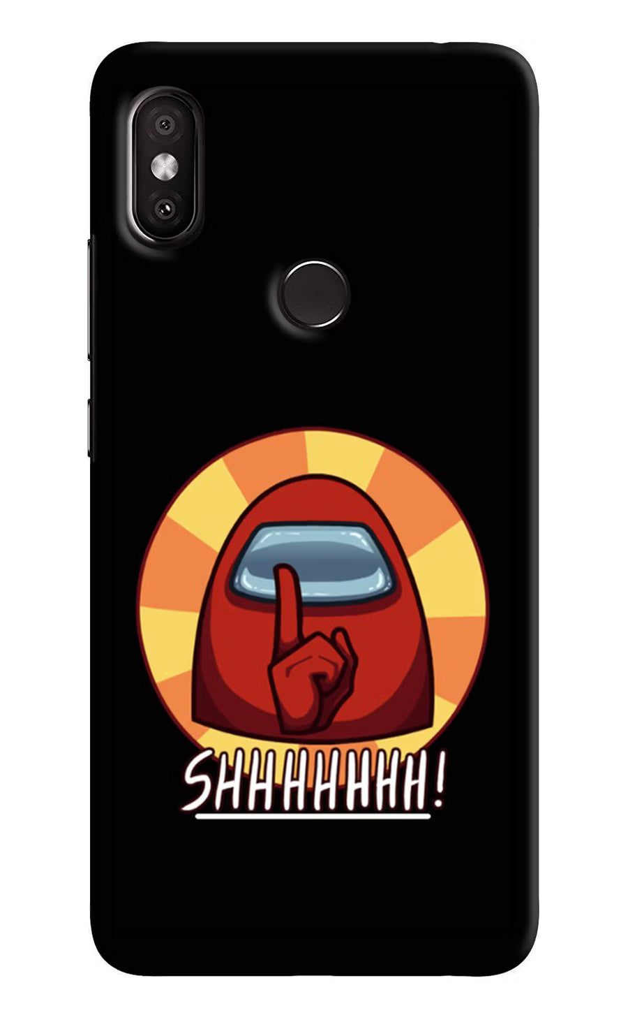 Among Us Shhh! Redmi Y2 Back Cover, Hard case
