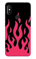 Fire Flames Redmi Y2 Hard Case Back Cover by Casekaro