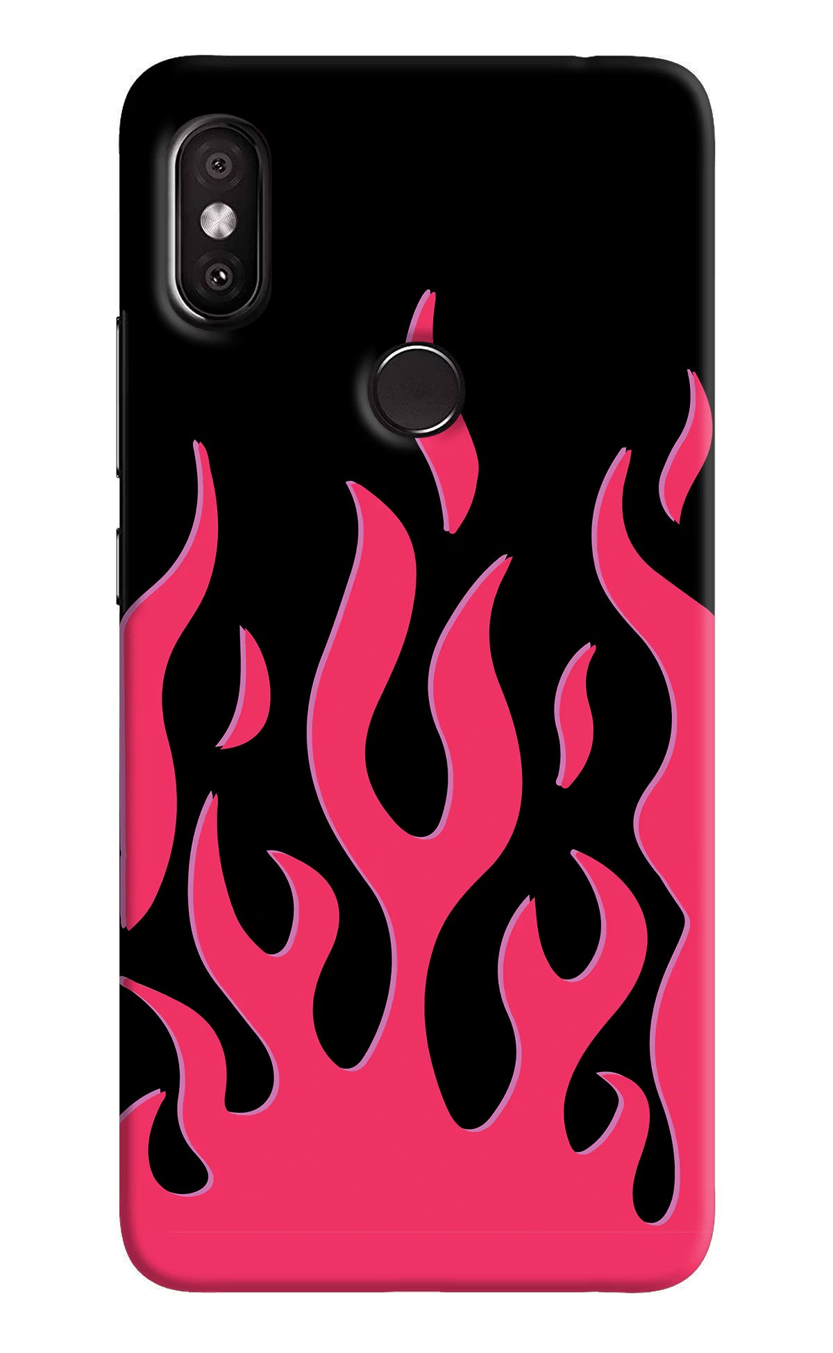 Fire Flames Redmi Y2 Hard Case Back Cover by Casekaro