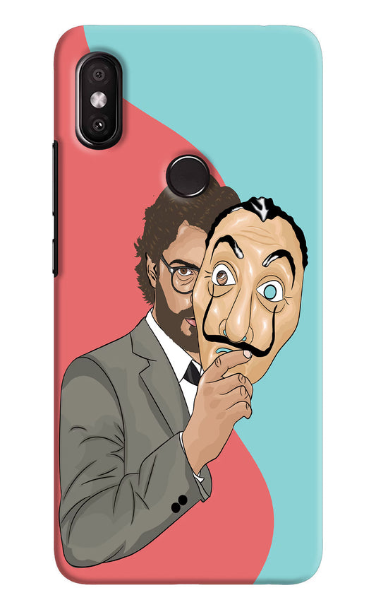 Professor Redmi Y2 Hard Case Back Cover by Casekaro