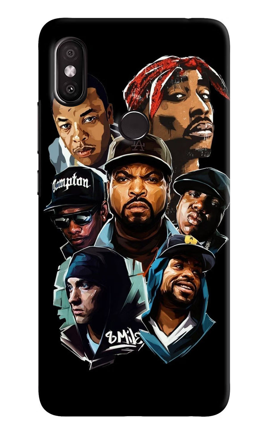 Rappers Redmi Y2 Back Cover, Hard case