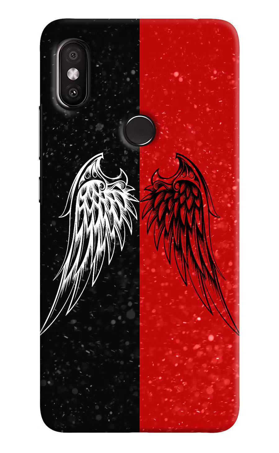 Wings Redmi Y2 Back Cover, Hard case