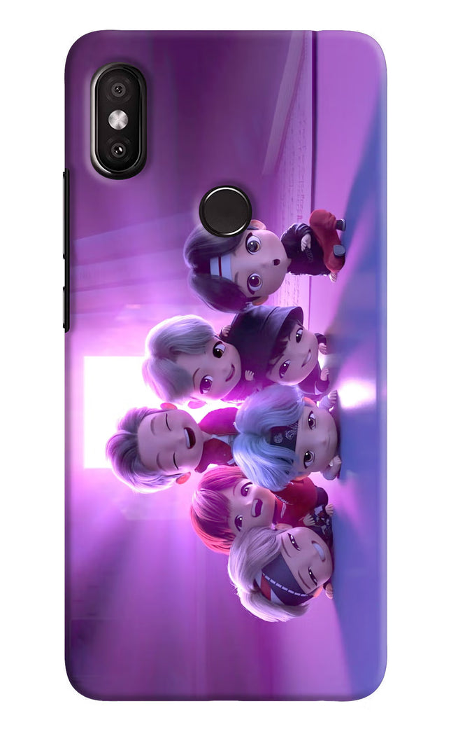 BTS Chibi Redmi Y2 Hard Case Back Cover by Casekaro