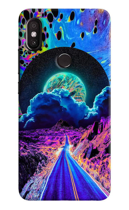 Psychedelic Painting Redmi Y2 Hard Case Back Cover by Casekaro