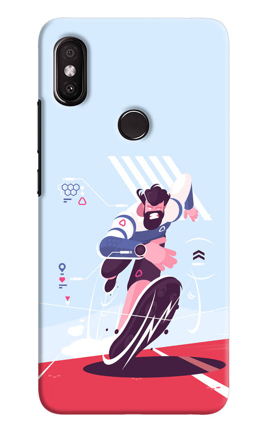 Run Pro Redmi Y2 Hard Case Back Cover by Casekaro