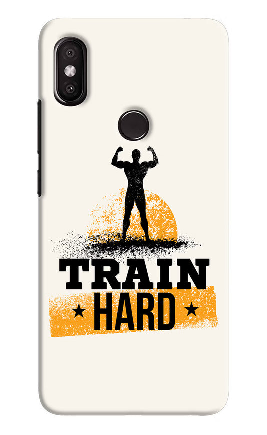 Train Hard Redmi Y2 Hard Case Back Cover by Casekaro