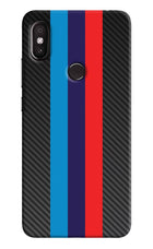 BMW Stripes Pattern Redmi Y2 Hard Case Back Cover by Casekaro