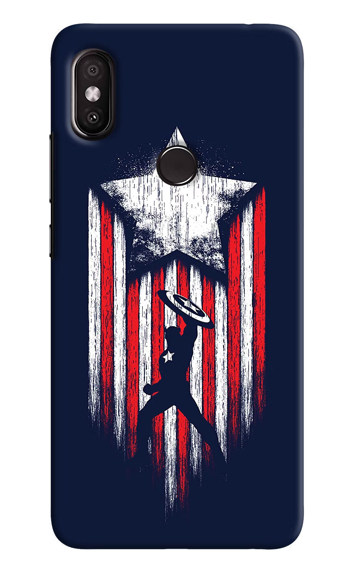 Captain America Marvel Art Redmi Y2 Hard Case Back Cover by Casekaro