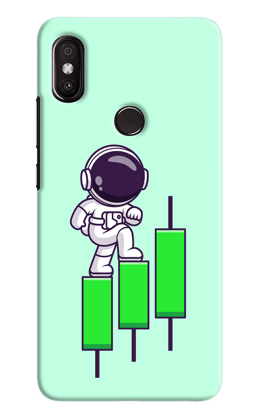 Astronaut Trader Redmi Y2 Hard Case Back Cover by Casekaro