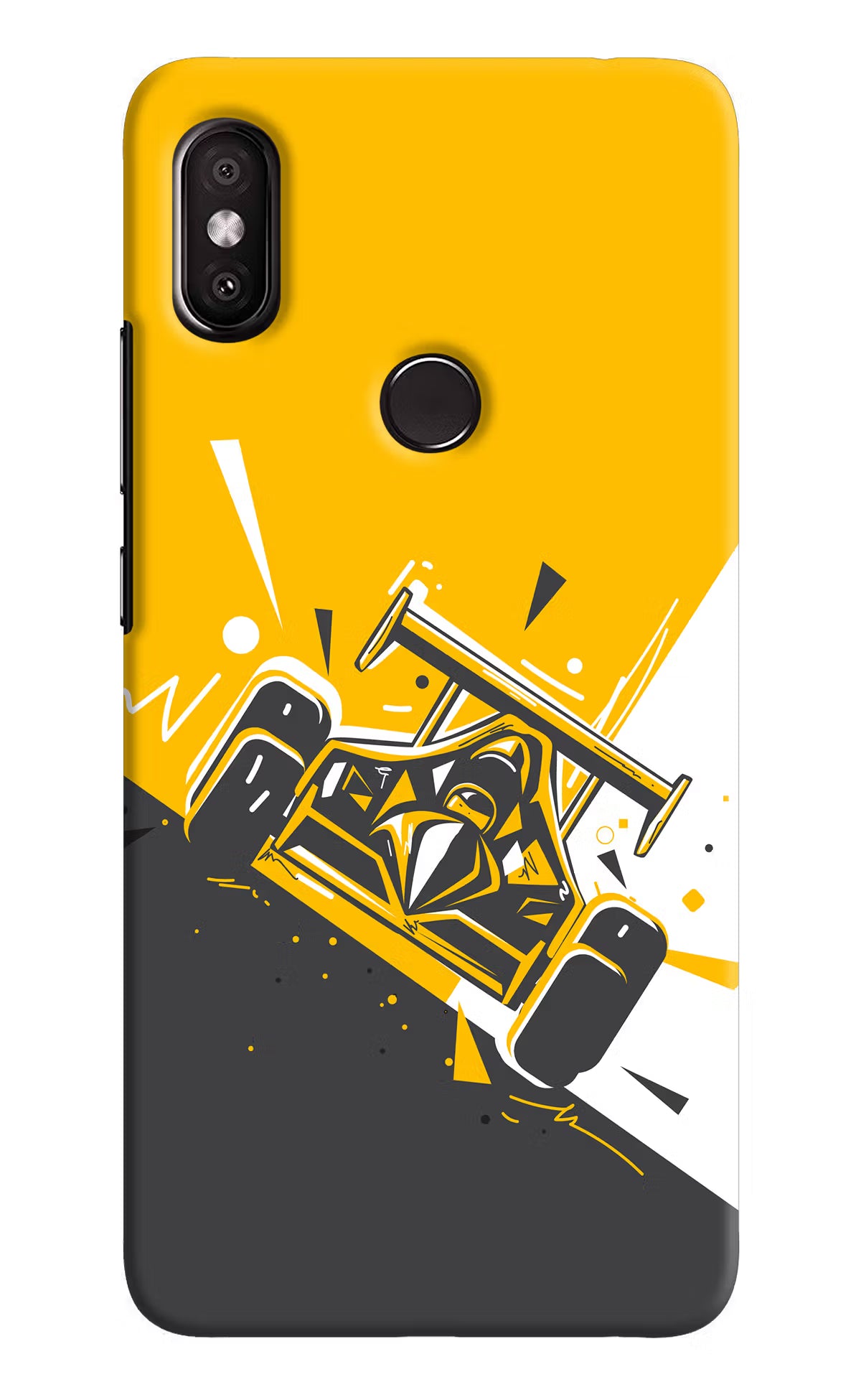 Track King Redmi Y2 Hard Case Back Cover by Casekaro