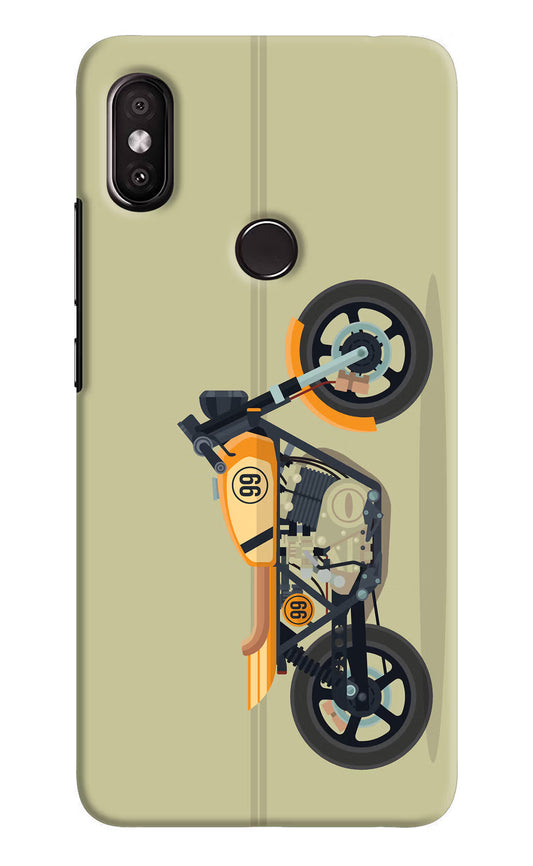 Vertical Speedster Redmi Y2 Hard Case Back Cover by Casekaro