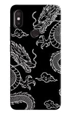 Twin Dragons Redmi Y2 Hard Case Back Cover by Casekaro