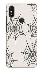 Spider Web Redmi Y2 Hard Case Back Cover by Casekaro