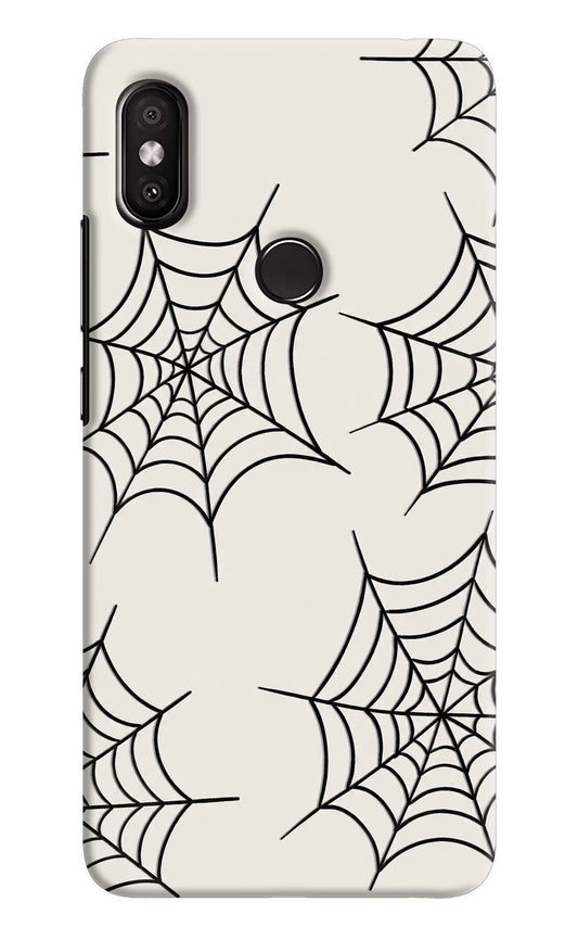 Spider Web Redmi Y2 Hard Case Back Cover by Casekaro
